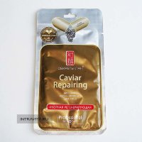 Шелковая маска-эссенция для лица Икорная Регенерирующая Caviar Repairing Секреты Лан