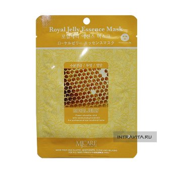 Royal Jelly Essence Mask маска тканевая для лица MJCare