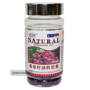 Масло виноградных косточек Grapeseed oil для замедления процессов старения Natural