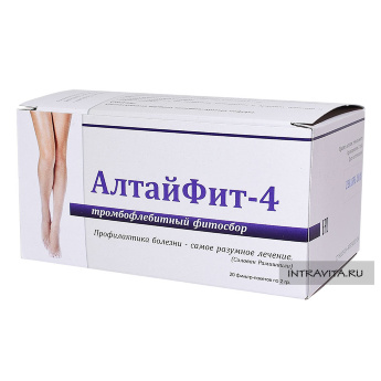 Фитосбор АлтайФит-4 тромбофлебитный Алфит Плюс