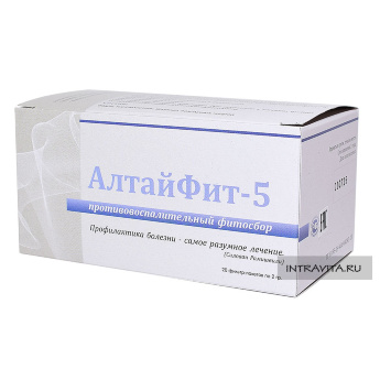 Фитосбор АлтайФит-5 противовоспалительный Алфит Плюс