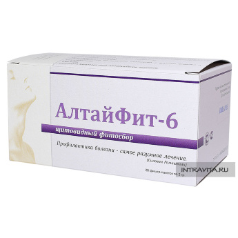 Фитосбор АлтайФит-6 для щитовидной железы Алфит Плюс