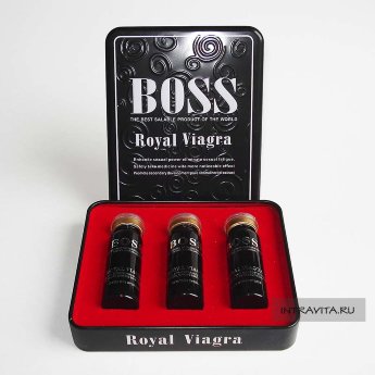 Boss Royal Vigra Босс Роял Вигра препарат для потенции (во флаконах по 10 табл)