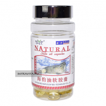 Жир морского котика Seals oil capsules мягкие капсулы Natural