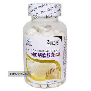 Vitamin D Calcium Soft Capsule для здоровья костей и суставов Kanglexin