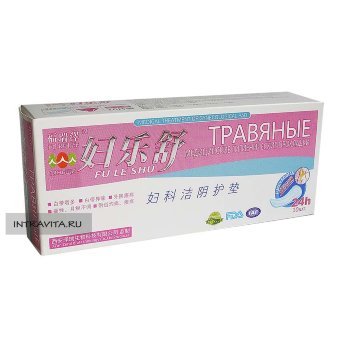 Fu Le Shu травяные медицинские гигиенические прокладки