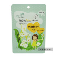Маска тканевая с платиной MJ Care Daily Dewy Platinum Mask Pack