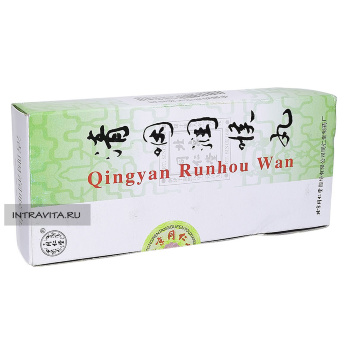 Цинянь Жунхоу Вань Qingyan Runhou Wan для облегчения боли в горле Tong Ren Tang