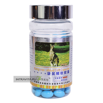 Kangaroo Refined Soft Capsules капсулы для мужской силы из семени яичек кенгуру