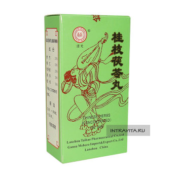 Гуйчжи Фулин Вань Gui Zhi Fuling Wan для улучшения кровообращения Тайбао