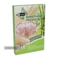 Носочки для педикюра Bamboo Vinegar Milk peeling Feet Mask Бамбуковый Уксус Dizao