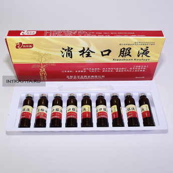 Сяо Шуан Xiao Shuan Koufuye эликсир для улучшения кровообращения Jilin