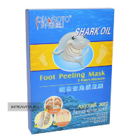 Носочки для педикюра Shark Oil Foot Peeling Mask Акулий жир 