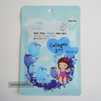 Маска тканевая с коллагеном Daily Dewy Collagen Mask Pack MJCare