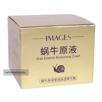 Крем для лица с вытяжкой улитки Snail Essence Moisturizing Cream IMAGES 50 g